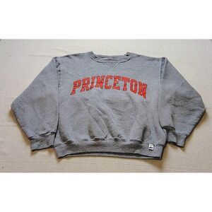 Russell Athletic Princeton University Sweatshirt Mens Small Gray Dri-Power 20